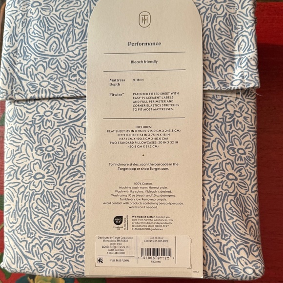 Threshold Blue Performance Sheet Set - Picture 3 of 6